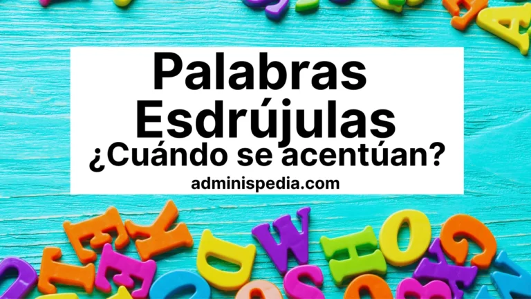 Palabras Esdrújulas: Ejemplos con tilde (explicado)
